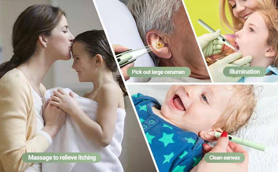 Ear Pick Ear Cleaner with light ear tweezers