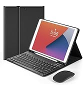 Nsyee Keyboard Case for iPad 9th 8th 7th Generation 10.2 Inch, Detachable Bluetooth Keyboard Case...
