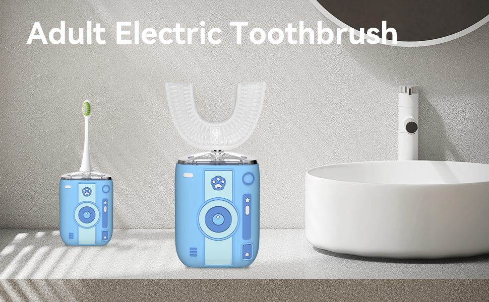 Adult U-Shaped Sonic Electric Toothbrush1