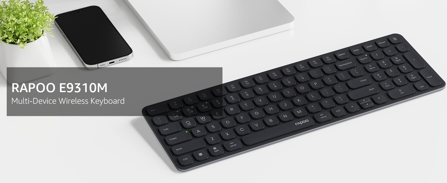 Rapoo E9310M Multi-Device Wireless Keyboard