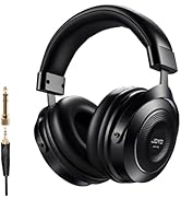 JOYO Studio Monitor Headphones Wired Professional Semi-Open Headphone for Guitar Piano Podcast Re...