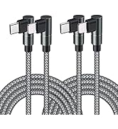 Wangmai USB C to Lightning Cable 10FT MFi Certified 90 Degree iPhone Fast Charger Nylon Braided E...