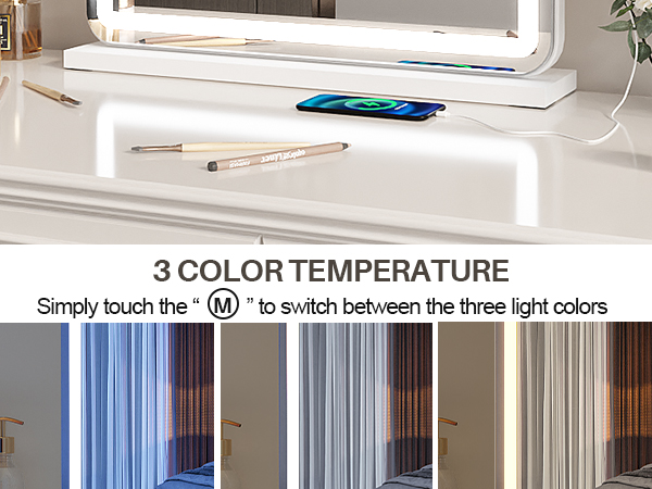 vanity mirror with lights