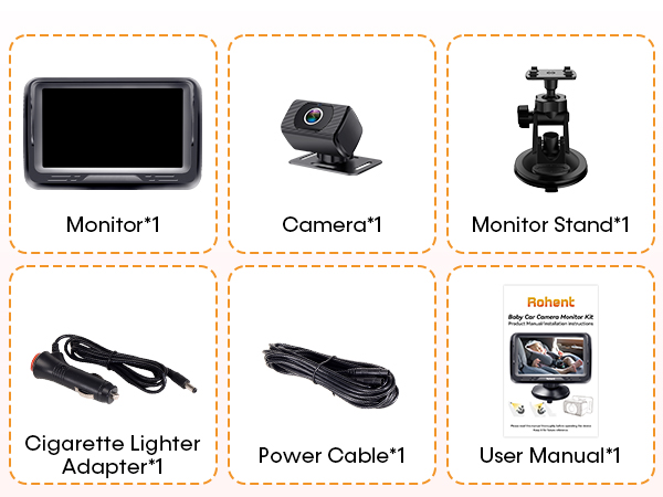 infant car camera for back seat