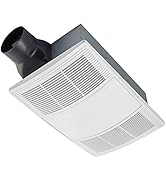 Broan-NuTone Non-Lit PowerHeat Bathroom Exhaust Fan and Heater, 110 CFM, 2.0 Sones, White
