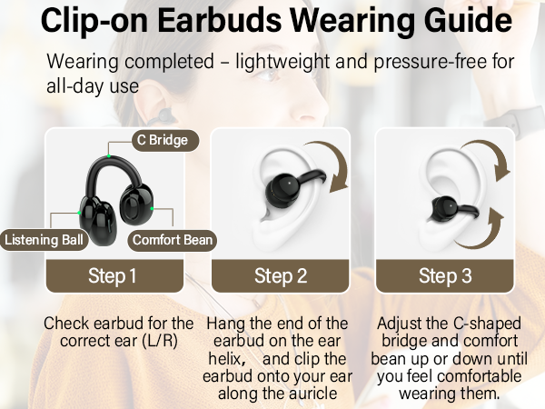open earbuds