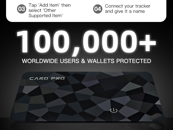 trackable card holder tracker