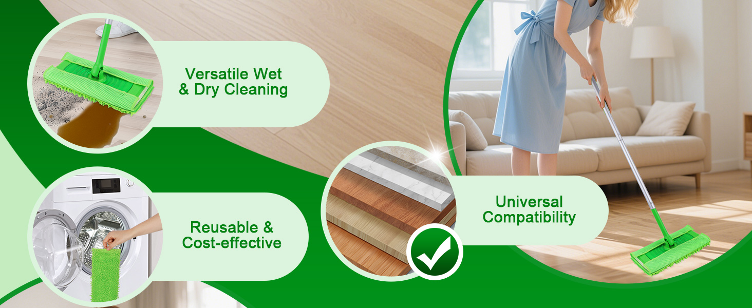 reusable mop pads
