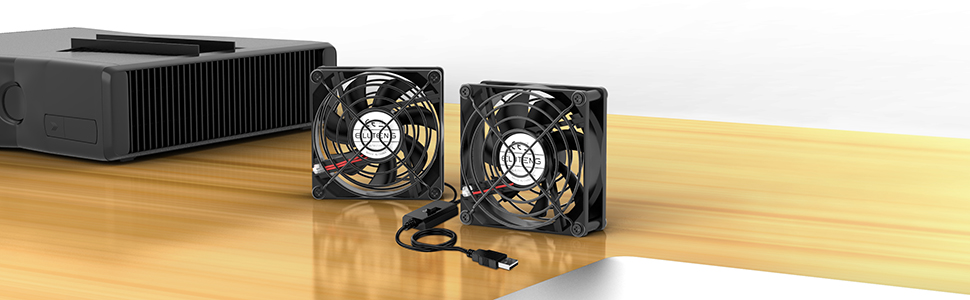 dual usb fan 80mm
