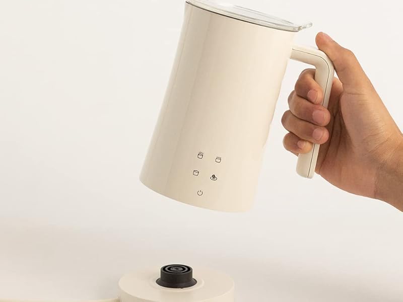 Milk frother off white 6