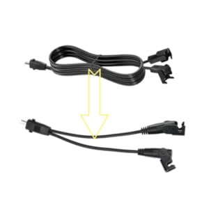 2 in1 extension cord