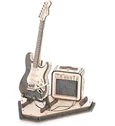 ROKR 3D Puzzles for Adults Wooden Craft Kits Musical Instrument Model Kit Collectibles Home Desk ...