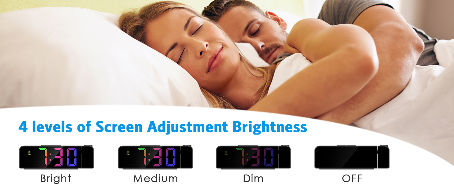 Bedroom Ceiling Projection Alarm Clock