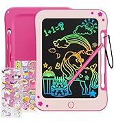 LCD Writing Tablet for Kids, 8.5 Inch Toddler Doodle Board, Drawing Tablet, Reusable Electronic P...