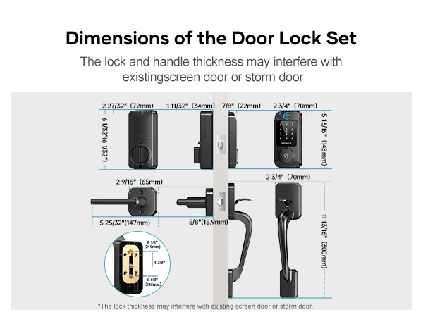 deadbolt lock and door knob set