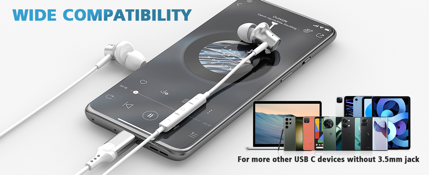 type c headphones for iPhone 15 Pro max