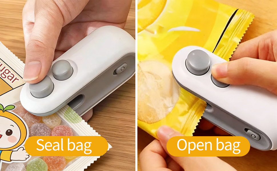 2 in 1 mini bag sealer and cutter