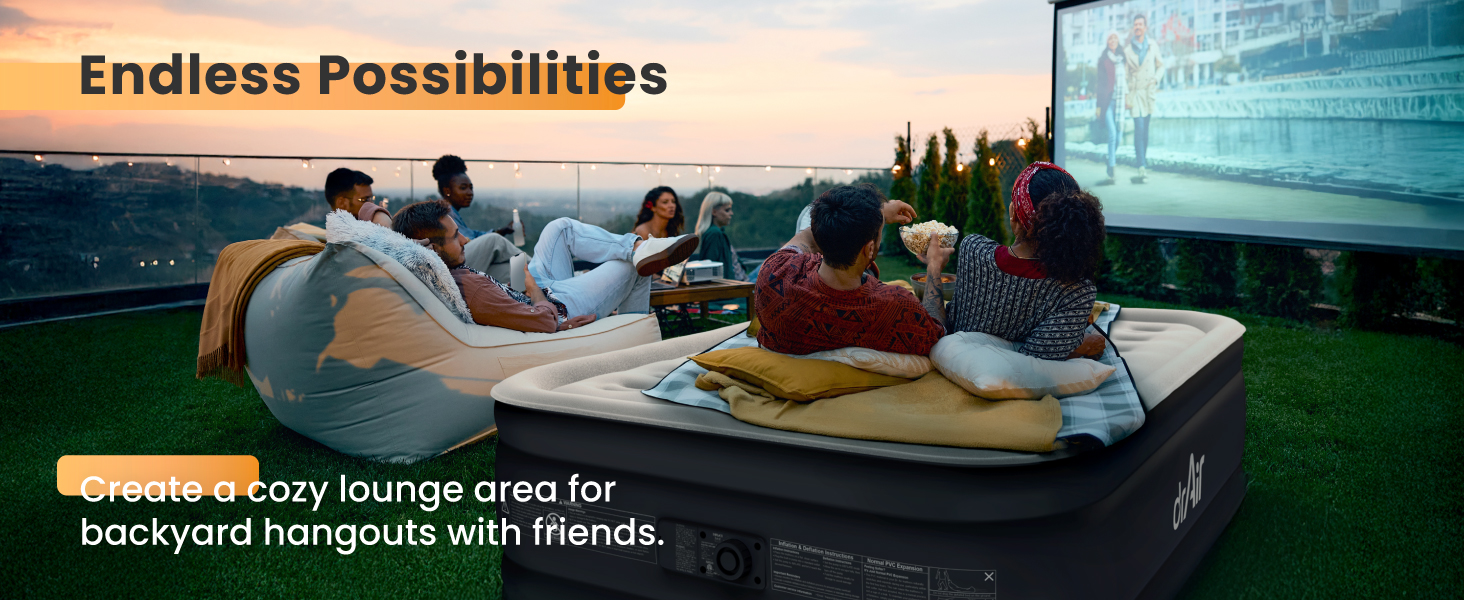 queen air mattress with built in pump