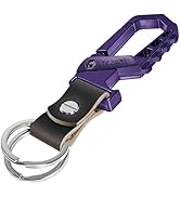 Idakekiy Key Chain, Heavy Duty Belt Loop Key Keeper Key Ring Holder with Bottle Opener Leather Ke...