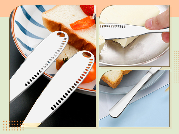 Butter Spreader Knife with Holes