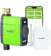 RAINPOINT WiFi Water Timer for Garden Hose, Smart Sprinkler Timer with WiFi Antenna Gateway, Auto...