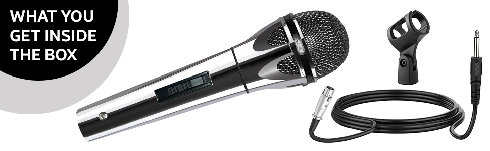 microphone for singing, wired microphone, dynamic microphone, mic, singing microphone
