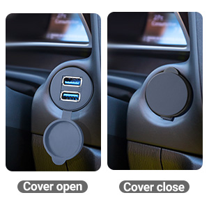 Mount cable can be used above the base of the car's dashboard or on the other dashboard