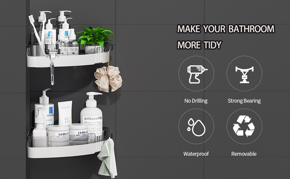 corner shower caddy