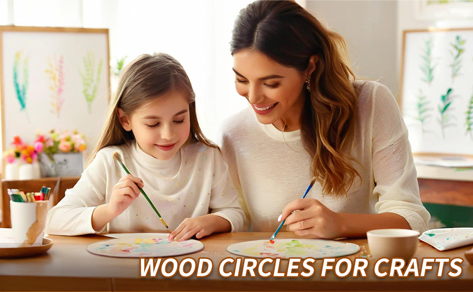 Wood Circles for DIY Crafts, Decor &amp;amp; Projects