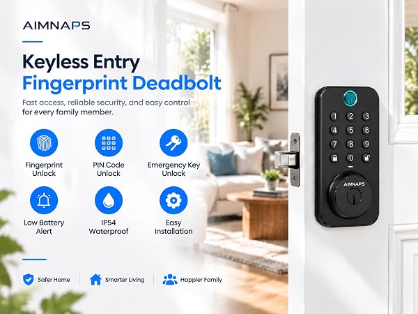 smart locks for front door digital keypad entry deadbolt system