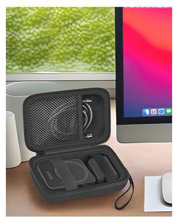 Portable case for Apple Watch Charger for MagSafe