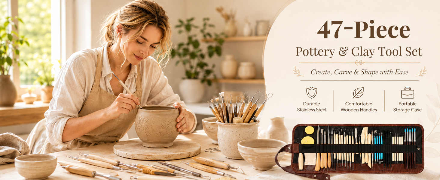 Pottery Tools Kit