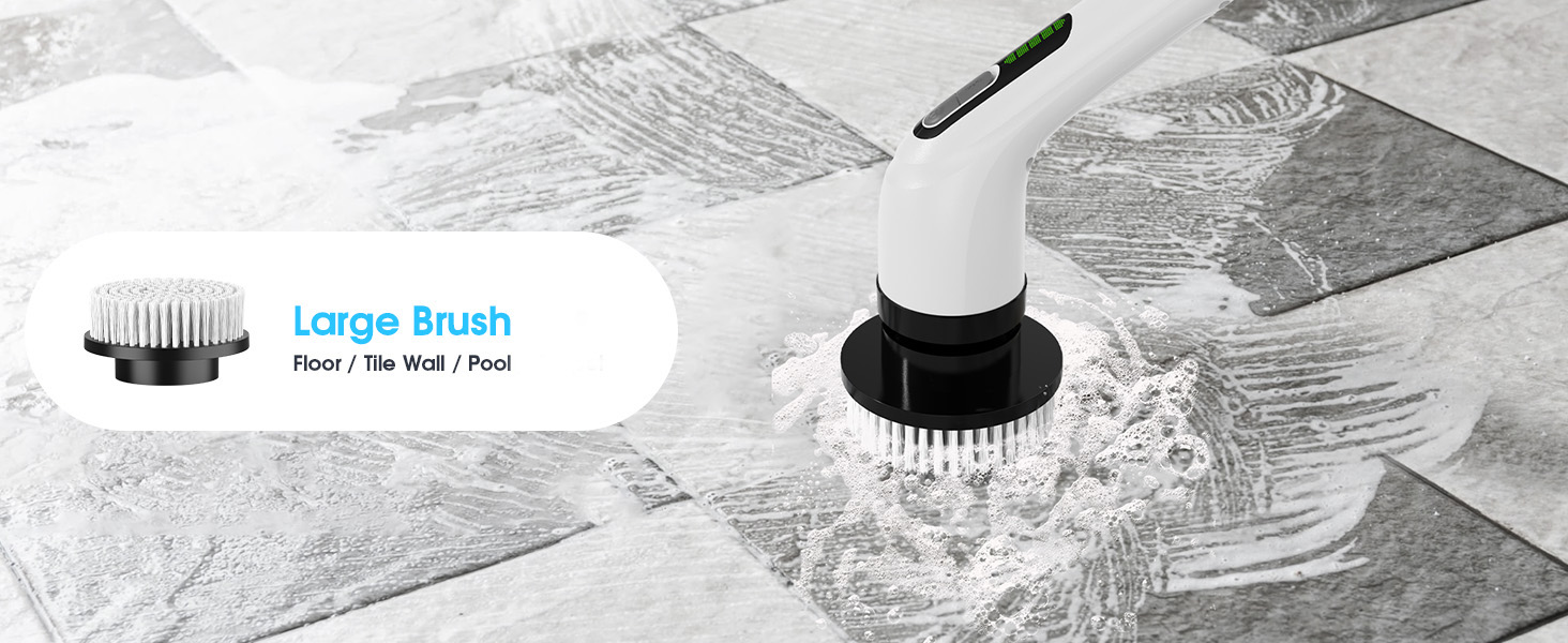 electric shower scrubber for cleaning electric cleaning brush for bathroom