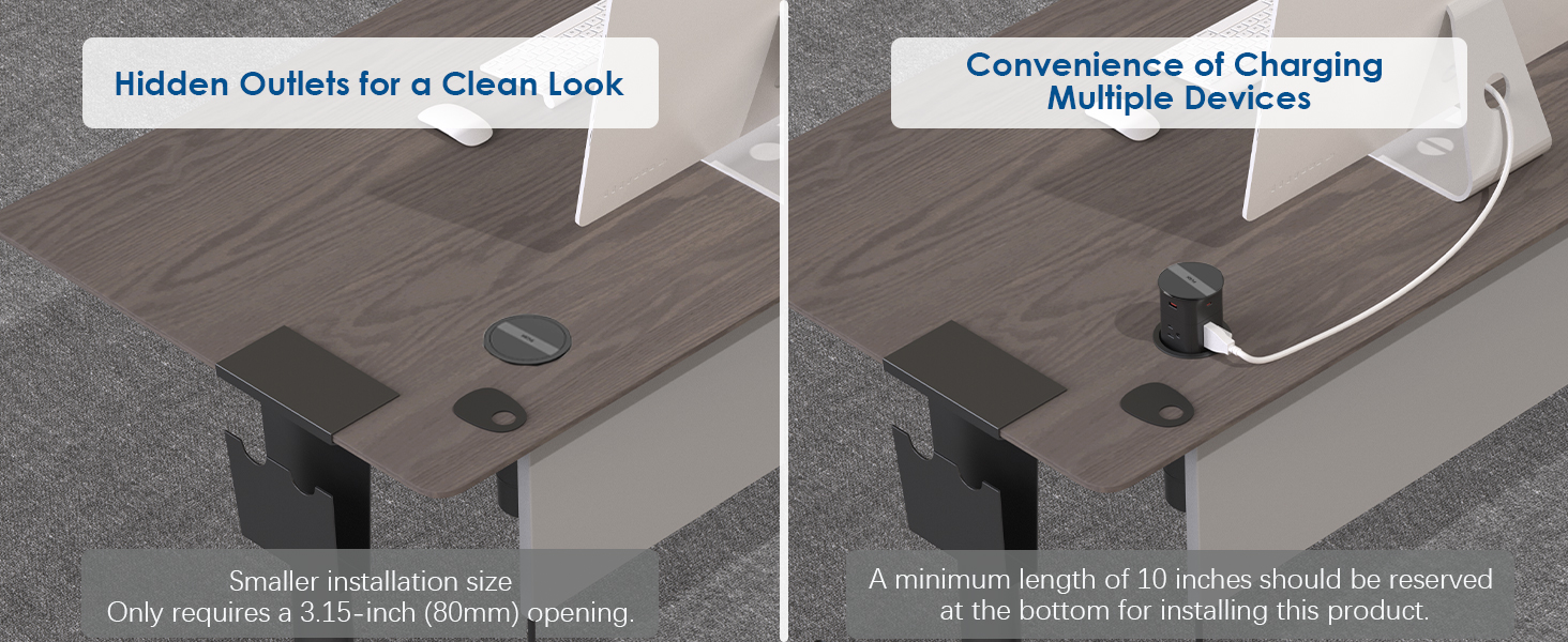 pop up outlet for countertop