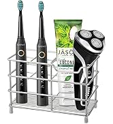 Urbanstrive 304 Stainless Steel Bathroom Toothbrush Holder Toothpaste Holder Stand Bathroom Acces...