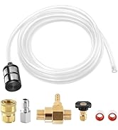 PWACCS Pressure Washer Chemical Injector, Downstream Injector Kit with 3/8 Inch Connectors, 2-3 G...