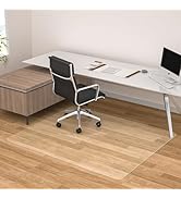 Desk Chair Mat for Hardwood Floor, 45” x 53” Large Office Chair Mats, Clear Floor Protector Mat, ...