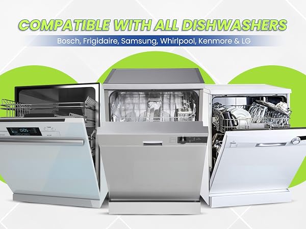 compatibility with all dishwashers.