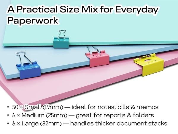 A Practical Size Mix for Everyday Paperwork