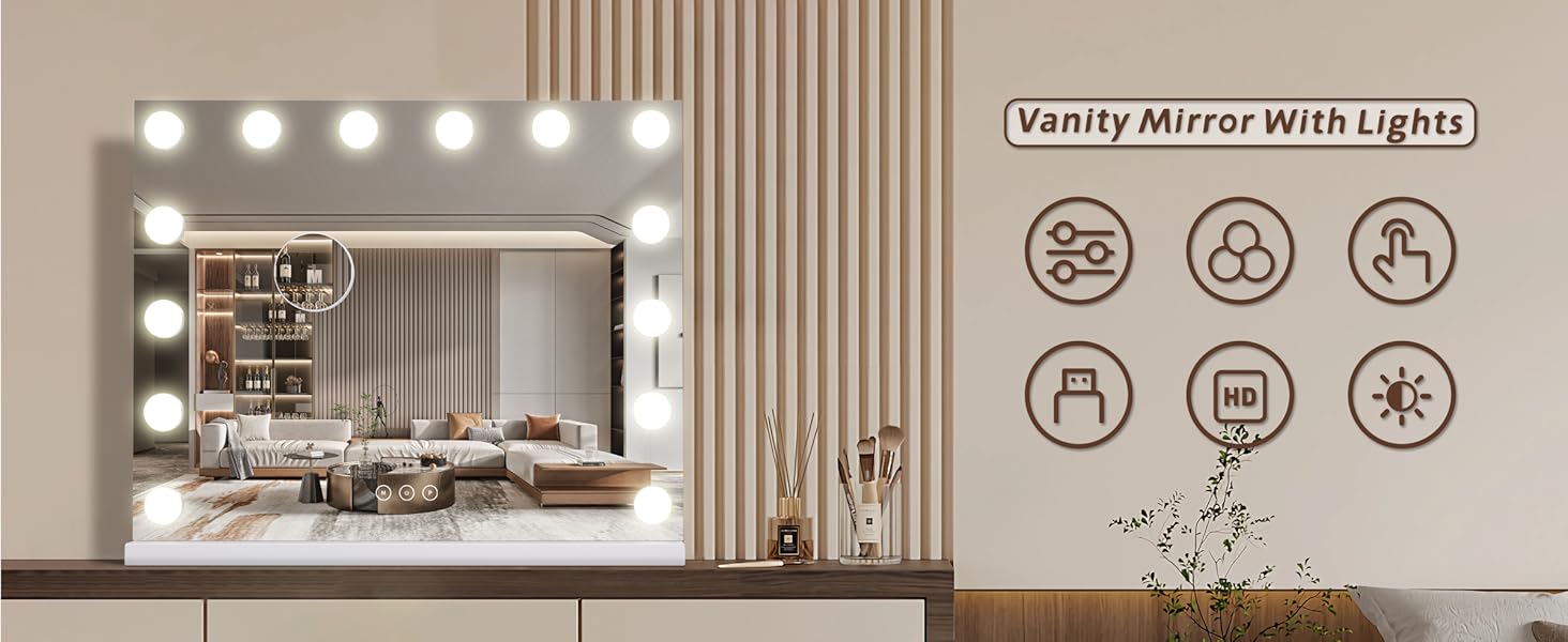 vanity mirror with lights