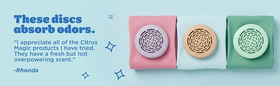 Citrus Magic Solid Air Fresheners Elminate odors 