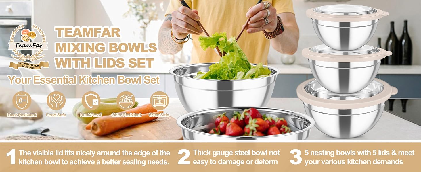 mixing bowls