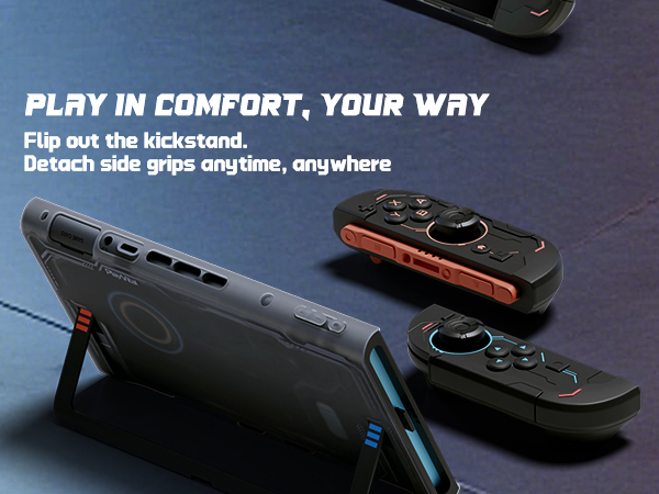 PlayVital Protective Case for Nintendo Switch 2, Stellar Mecha Ergonomic Cover