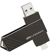LinkMore 512GB USB/USB C Flash Drive, Type C USB C Flash Drive, USB C Memory Stick, 2in1 OTG Flas...