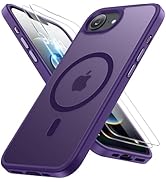 Miracase for iPhone 16e Case for MagSafe [with 2X Screen Protectors] [TOP Military-Grade Protecti...