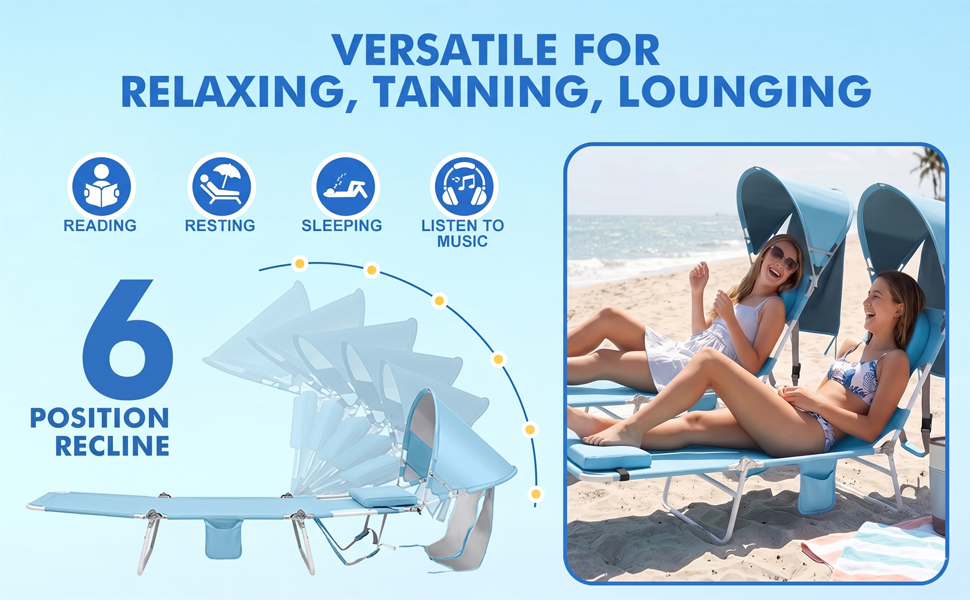 tanning chair with face hole