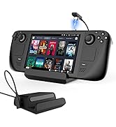 MEPATEM USB-C Magnetic Charging Dock Stand Base for Steam Deck Console, Charger Docking Station S...