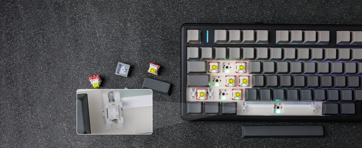 F99 PRO wireless gaming keyboard