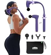 2-in-1 Detachable Muscle Massage Gun Deep Tissue with Extension Handle | Reaches your entire back...