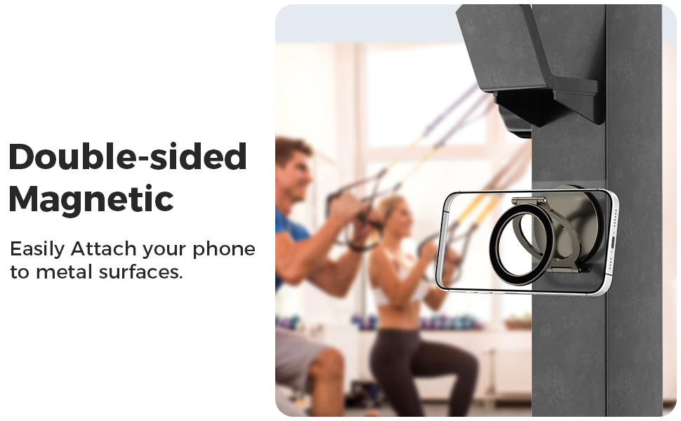 Gym Magnetic Phone Holder Mount